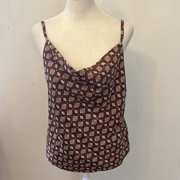 Bishop + Young spaghetti strap patterned tank Size S - Picture 2 of 8